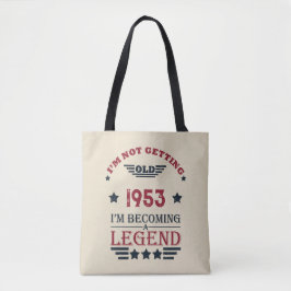 Personalisiert Vintagen 70. Geburtstag Tasche