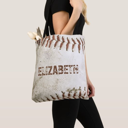 Personalisiert Vintager Baseball Tasche (Von Nahem)