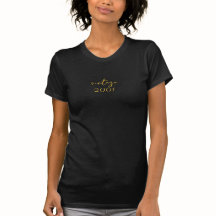 Personalisiert Vintager T - Shirt 2001