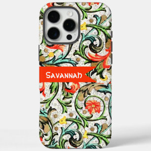 Personalisiert Vintager Wirbler Damasi 6 iPhone 16 Pro Max Hülle