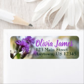 Personalisiert-violette Blumen Blumengarten Natur (Insitu)