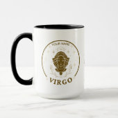 Personalisiert Virgo Zodiac 15 oz Kaffee Tasse (Links)