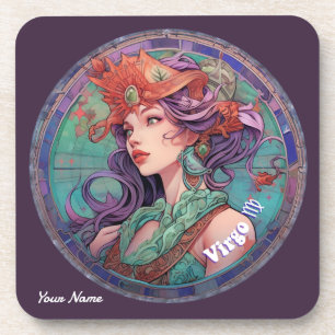 Personalisiert Virgo Zodiac Getränkeuntersetzer
