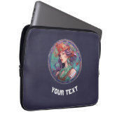 Personalisiert Virgo Zodiac Laptopschutzhülle (Vorne Rechts)