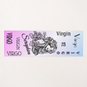 Personalisiert Virgo Zodiac Mystic Tropics Yogamatte (Vorderseite (Horizontal))