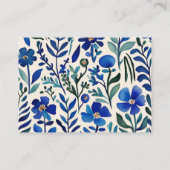 Personalisiert Visitenkarte (Rückseite)