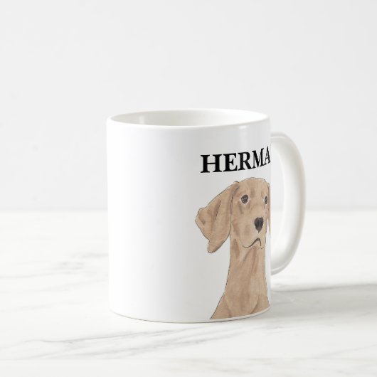 Personalisiert Vizsla Kaffeetasse (VorderseiteRechts)
