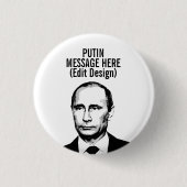 PERSONALISIERT VLADIMIR PUTIN BUTTON (Vorderseite)