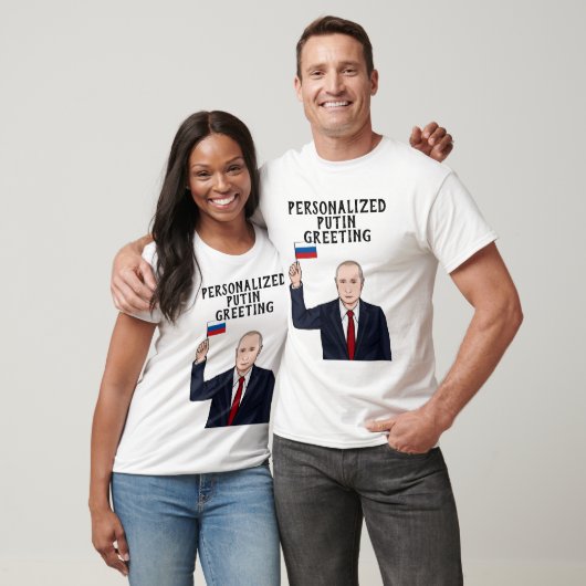 PERSONALISIERT VLADIMIR PUTIN T-Shirt (Unisex)