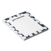 Personalisiert Volleyball Notepad Notizblock (angewinkelt)