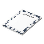 Personalisiert Volleyball Notepad Notizblock (Rotiert)