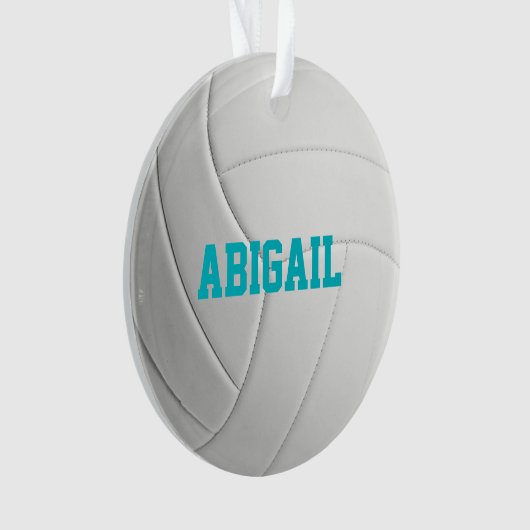 Personalisiert Volleyball Ornament (Vorderseite)