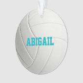 Personalisiert Volleyball Ornament (Vorderseite)