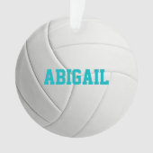 Personalisiert Volleyball Ornament (Vorderseite)