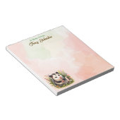 Personalisiert vom Desk des Aquarells Possum Notizblock (angewinkelt)