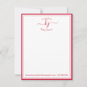 Personalisiert vom Schreibtisch aus: Dankeskarte (Vorderseite)