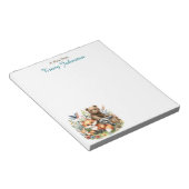 Personalisiert vom Schreibtisch | Bären und Fuchs Notizblock (angewinkelt)