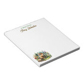 Personalisiert vom Schreibtisch des Aquarellgrunde Notizblock (angewinkelt)