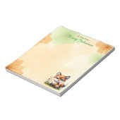 Personalisiert vom Schreibtisch des Niedlichen Fuc Notizblock (Rotiert)