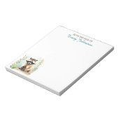 Personalisiert vom Schreibtisch | Raccoon Notizblock (Rotiert)