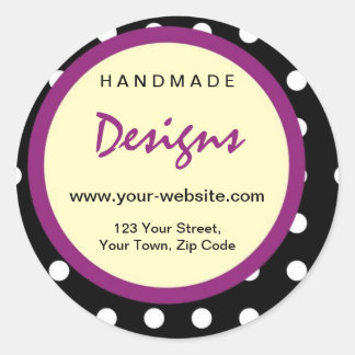 Personalisiert von Aufklebern handgefertigt Runder Aufkleber