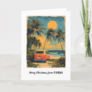 Personalisiert von Florida Weihnachtskarte Feiertagskarte