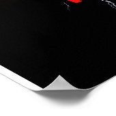 Personalisiert von Löwen-Vater zu meinem Wolfensöh Poster (Ecke)