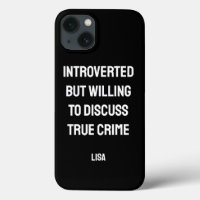 Personalisiert vorgestellt True Crime Fan