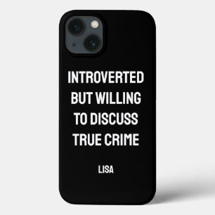 Personalisiert vorgestellt True Crime Fan Case-Mate iPhone Hülle