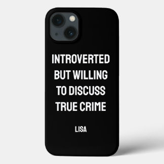 Personalisiert vorgestellt True Crime Fan Case-Mate iPhone Hülle