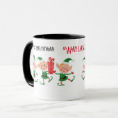 Personalisiert W/ Name der Kinder *Hot Chocolate* Tasse (Vorderseite Links)