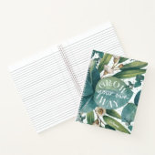 Personalisiert wachsen Sie Ihre eigene Pflanze wei Notizblock (Innenseite)