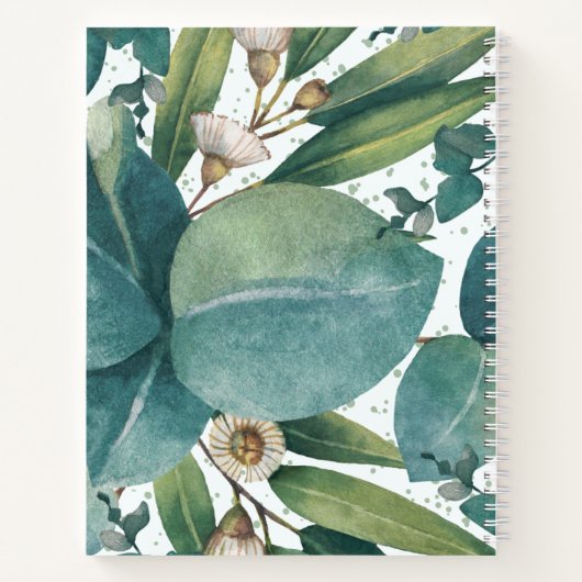 Personalisiert wachsen Sie Ihre eigene Pflanze wei Notizblock (Rückseite)