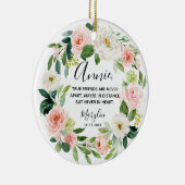 Personalisiert Wahre Freunde sind nie weit auseina Keramik Ornament (Rechts)