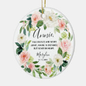 Personalisiert Wahre Freunde sind nie weit auseina Keramik Ornament (Links)