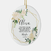 Personalisiert Wahre Freunde sind nie weit auseina Keramik Ornament (Rechts)