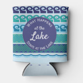 Personalisiert "Was am See passiert" Dosenkühler (Vorderseite)