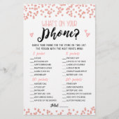 Personalisiert Was ist auf Ihrem Handy Hen Party S (Vorderseite)