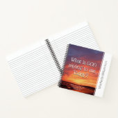 Personalisiert, WAS IST GOTTES SPRICHWORT ZU MIR G Notizblock (Innenseite)