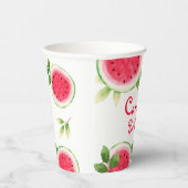 Personalisiert Watermelon Geburtstagspapier-Cups Pappbecher (Rechts)