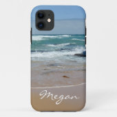 Personalisiert Waves Beach Case-Mate iPhone 11 Fal Hülle (Rückseite)