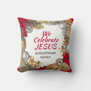 Personalisiert WE CELEBRATE JESUS Kissen