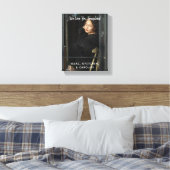 Personalisiert We Liebe You Oma Foto Script Leinwanddruck (Insitu (Schlafzimmer))