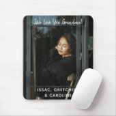 Personalisiert We Liebe You Oma Foto Script Mousepad (Mit Mouse)