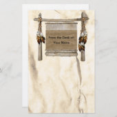 Personalisiert Weaaom-Amerikanische Station Briefpapier (Vorne/Hinten)