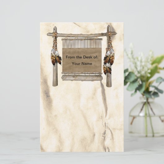 Personalisiert Weaaom-Amerikanische Station Briefpapier (Stehend Vorderseite)