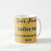 Personalisiert Weck und Riechen der Kaffee-Tasse Kaffeetasse (VorderseiteRechts)