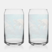 Personalisiert Wedding Champagne Flutes - Elegant  Dosenglas (Rückseite)