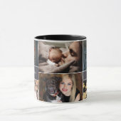 Personalisiert, Weihnachten, Collage 6 Fotos, Tasse (Zentrum)