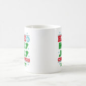 Personalisiert Weihnachten Holly Jolly Kaffeetasse (Mittel)